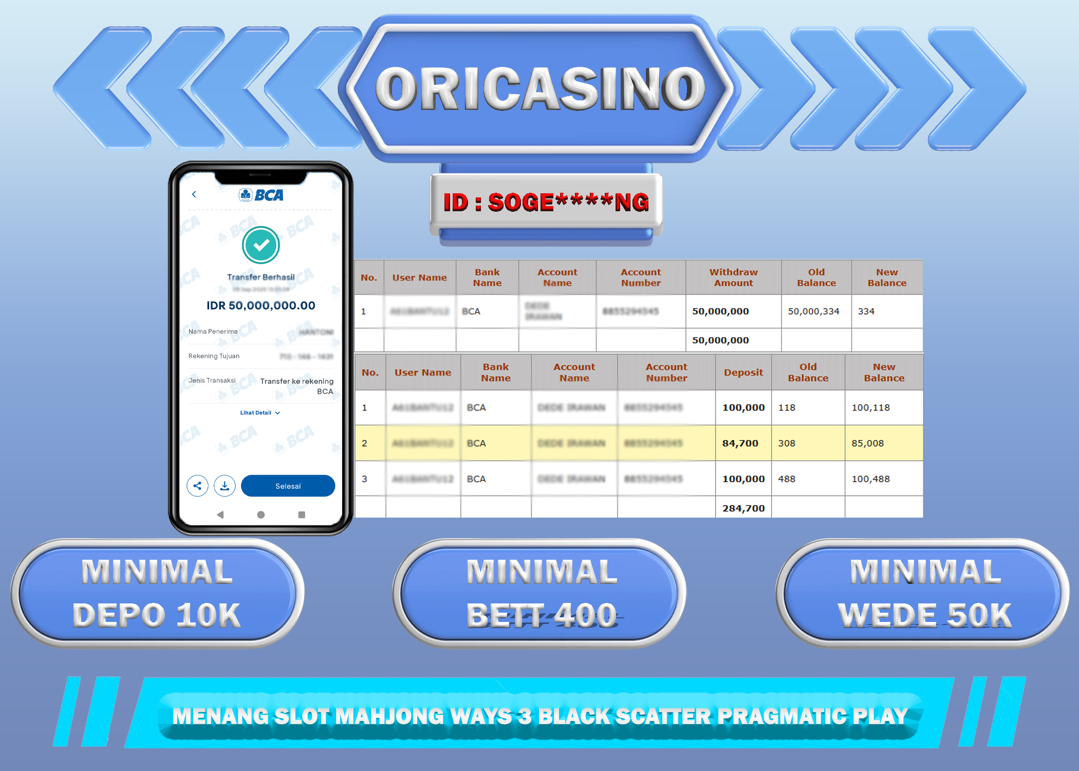 BUKTI KEMENANGAN MAHJONG WAYS 3 BLACK SCATTER PRAGMATIC PLAY